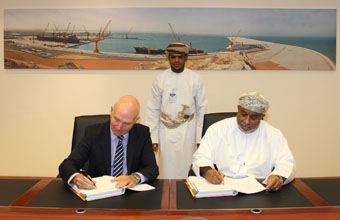 Signing Construction Agreement for Liquid Bulk Berth Project in Duqm Port
