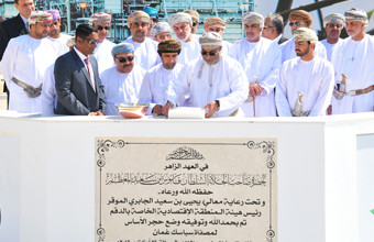 Foundation stone of Sebacic Oman Bio-Refinery for Production of Derivatives of Castor Oil in Duqm